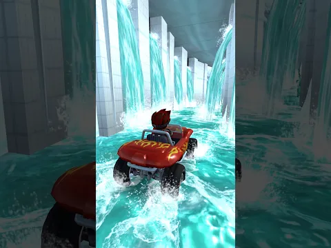 El AGUA empezó a SUBIR en los Backrooms de Beach Buggy #shorts