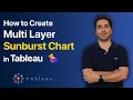 Easily and beautifully Sunburst Chart How to Create Multi Layer Sunburst Chart in Tableau