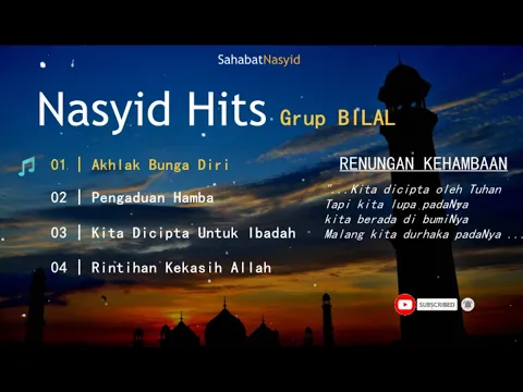 Download MP3 Kumpulan Lagu Hits Grup Nasyid BILAL | Renungan Kehambaan (Audio)