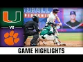 Miami vs Clemson ACC Baseball Championship Game Highlights 2023