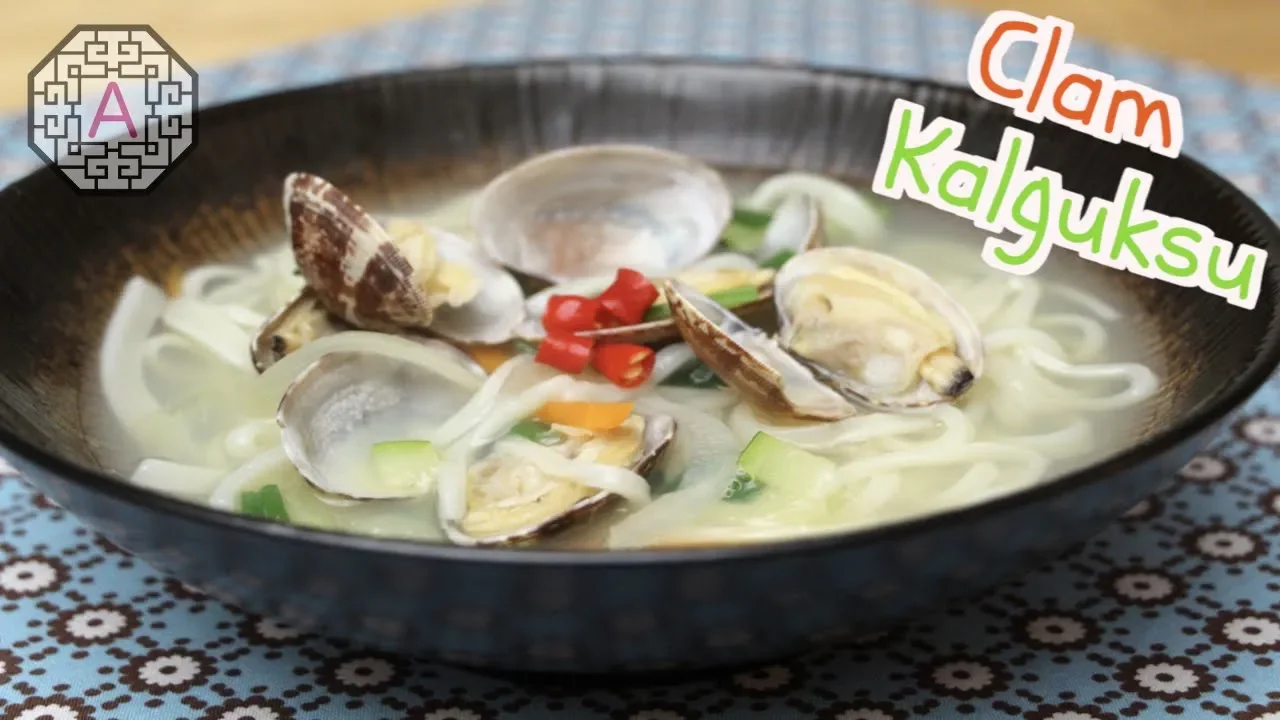 Korean Clam Noodle Soup ( )   Aeri