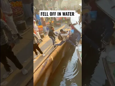 Accident while boarding ferry ⛴️