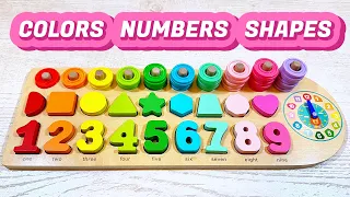 Shapes, Numbers & Counting Learning Activity | Educational Videos for Toddlers