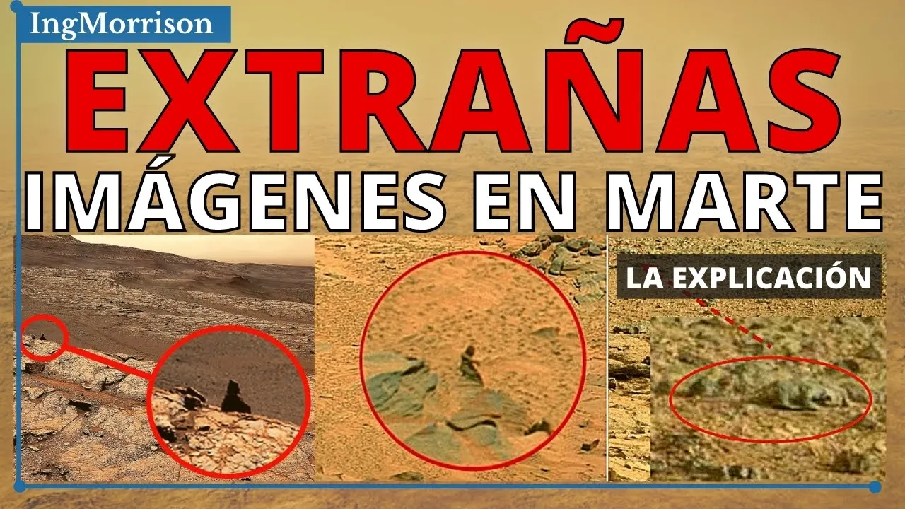 LAS IMÁGENES MÁS RARAS DE MARTE impresionantes fotos GRANDES PAREIDOLIAS MARCIANAS