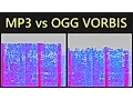 Lagu MP3 vs Ogg Vorbis Compression - Visual Comparison