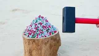 Experiment: Snappers Firecrackers vs Hammer