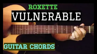 Download VULNERABLE Easy Guitar chords \u0026 Tutorial #Vulnerable #roxette #Glendunwell MP3