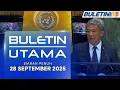 Download Lagu Malaysia Desak Had Atau Hapus Kuasa Veto Majlis Keselamatan PBB | Buletin Utama, 28 September 2025
