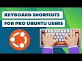 13 Essential Keyboard Shortcuts Every Ubuntu User Should Know Works on GNOME too