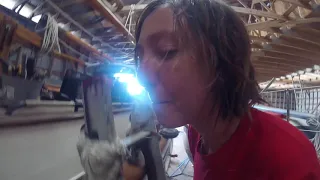 Pine Tarring the Traditional Parcel and Serviced Rigging of Norna