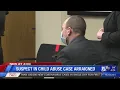 Suspect in child abuse case arraigned