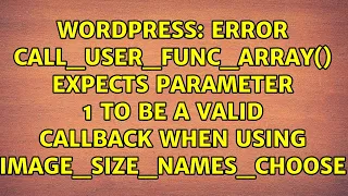 Error call - user