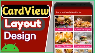 CardView in Android - Layout Sample for RecyclerView