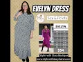 LuLaRoe Evelyn Dress - Size Fit w Stacy Haines