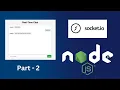 Realtime chat application using Nodejs and socketio part - 2