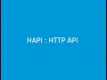 Part 1 Hapi Server Initialization