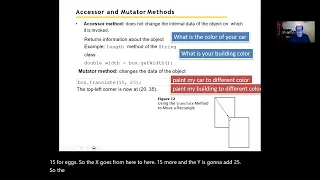 Big Java Chapter 2 Part 4 Accessors and Mutators