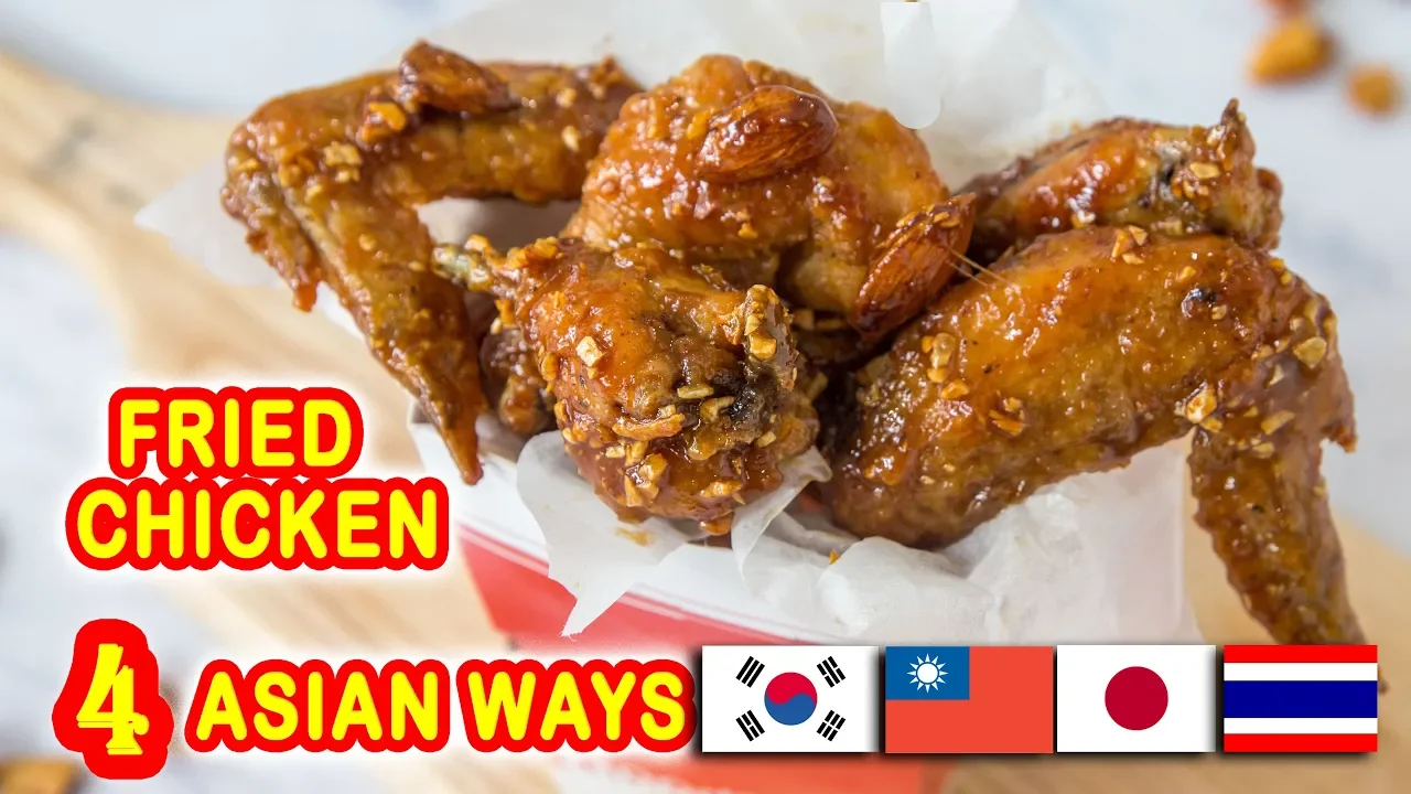 FRIED CHICKEN 4 WAYS - Mun Kiu G Chin   Helen