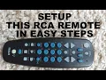 Setup RCA Universal Remote RCU300
