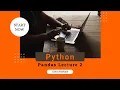 Python Pandas - Lecture 2