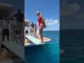 She Hits the Water… And the Shark Comes Out of Nowhere 😳