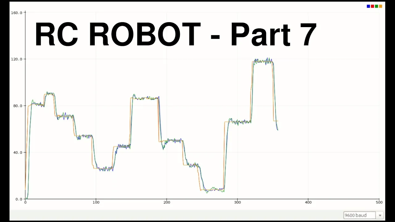PID Wheel Control and Single Joystick Steering - RC Robot #7