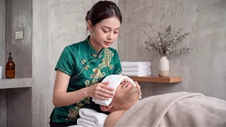 ASMR Traditional Oriental Massage Immersive Spa Experience with Cheongsam Lady