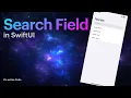 Add a Searchbar in Swiftui 3 iOS 15 Swift Tutorial