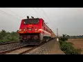 03003 Howrah-Azimganj express skipping high speed in a curve indian railway