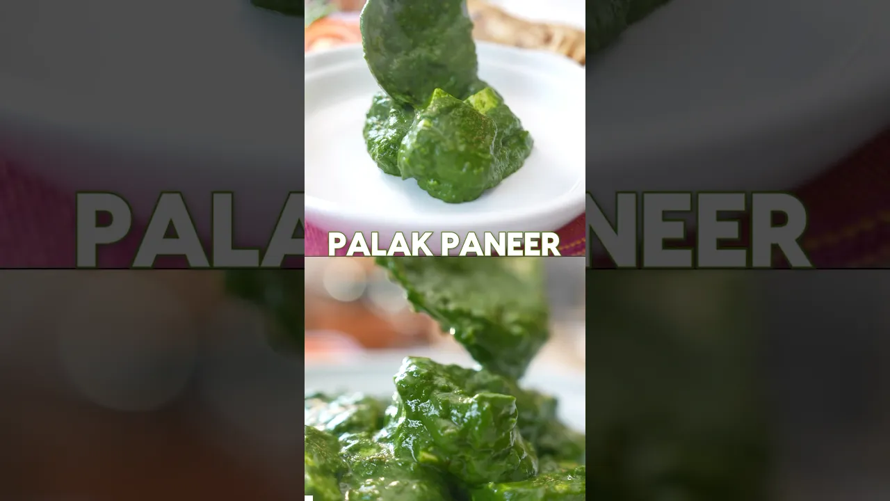 The secret to perfecting delicious palak paneer.. #shorts #youtubeshorts #palakpaneer