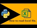 How to Read Excel File Using Python3 6