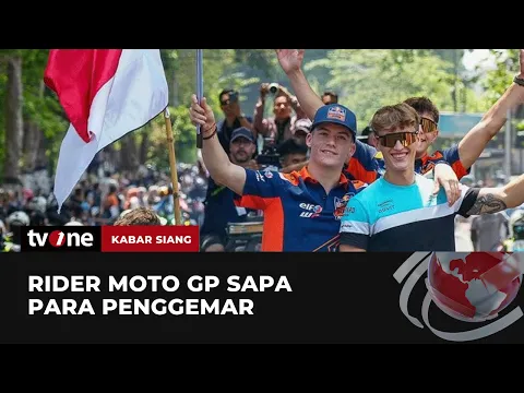 Sejumlah Rider MotoGP Lakukan Parade Jelang Kompetisi di Mandalika