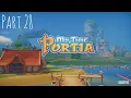 Fire Powered Generator Contruction Crane My Time at Portia Part 28 - Let s Play Walkthrough