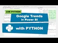 Google Trends in Python and Power BI