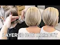 Short Layered Bob Haircut Tutorial How to Cut Short Hair with Easy Cutting Techniques