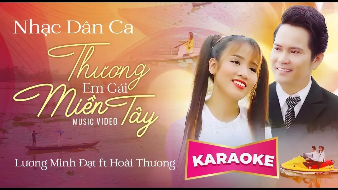KARAOKE THƯƠNG EM GÁI MIỀN TÂY ||SONG CA || Nhạc Dân Ca Hay Nhất 2022 ||  LƯƠNG MINH ĐẠT