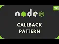 Nodejs Tutorial Callback Pattern Synchronous and Asynchronous Callbacks