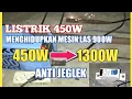 Lagu Listrik 450Watt mampu menghidupkan mesin las 900Watt \