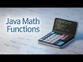 Java Math Functions Part 17