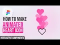 Figma Animated Heart Icon Interactive Components