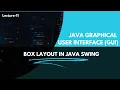 Java Swing GUI BoxLayout Lecture 11