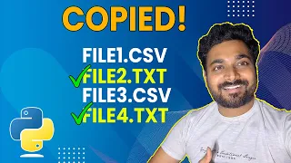 Copy Selective Files using Python Shutil Module