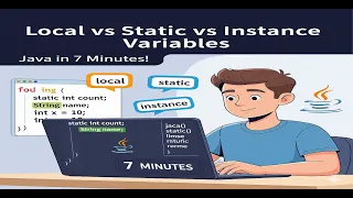 Learn Local Static Instance Variables in Java Java Programming for Beginners in 7 Minutes