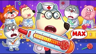 Bebé Wolfoo | ¡Wolfoo Tiene Bajo Azúcar! 🚑 Cuidado Saludable | Dibujos animados para niños