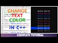 Change Text Console Color in C