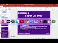 Search in 2D array using Java