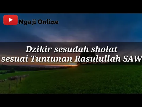 Download MP3 Dzikir Sesudah Sholat Fardhu