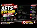 Python Tutorial Sets in Python Explained Set Methods Operations with Examples