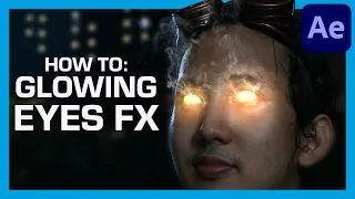 how to create a glowing eyes effect after effects tutorial
