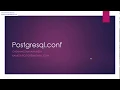 postgresql conf demo